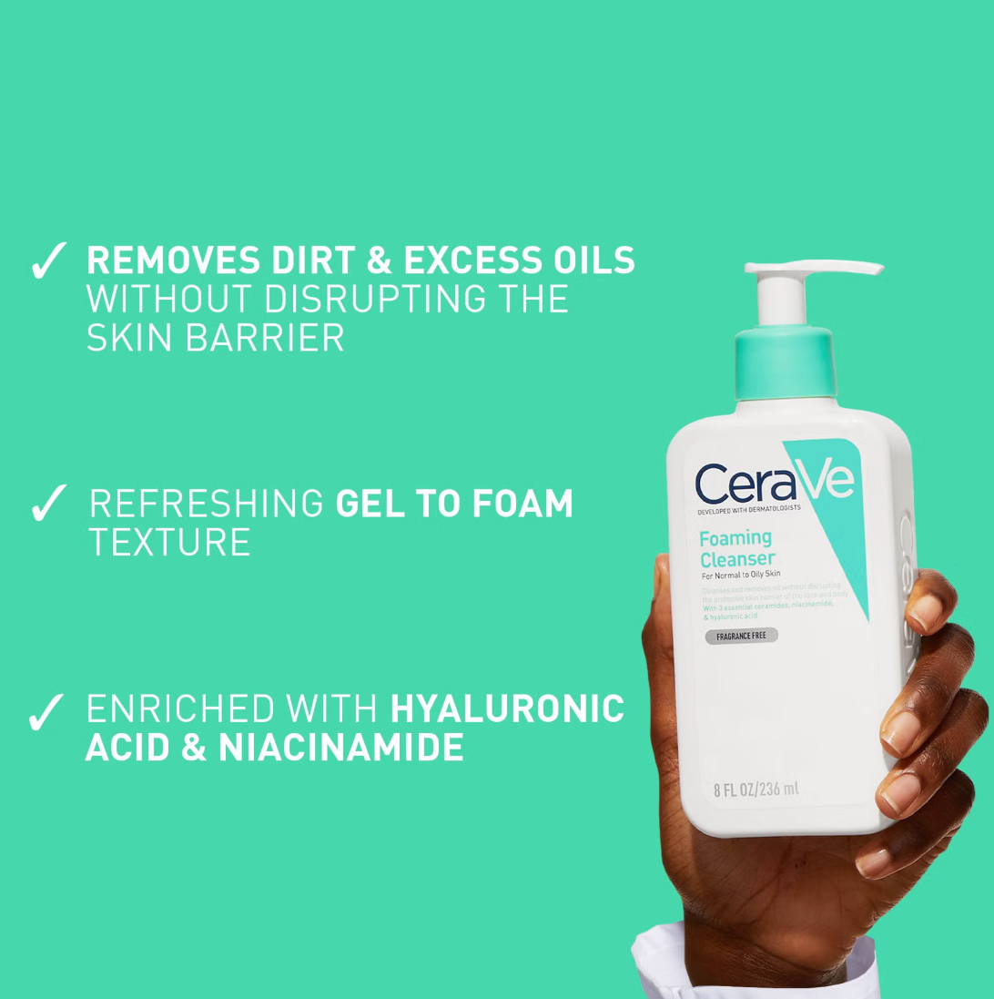 CeraVe Foaming Cleanser for Oily Skin - 236ML