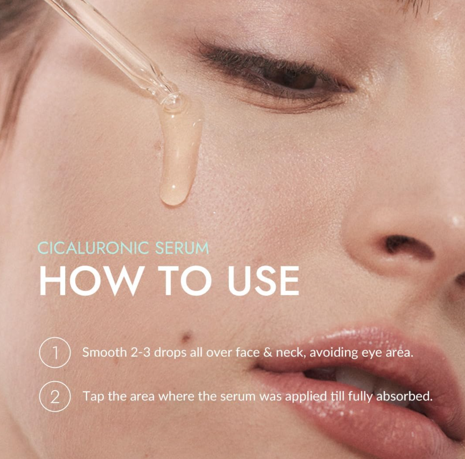 CICALURONIC SERUM (30ml) Korean Skincare - Vegan Care - Ultra Hydrating & Soothing Serum - Hyaluronic Acid & Centella Asiatica - 93% Natural Ingredients