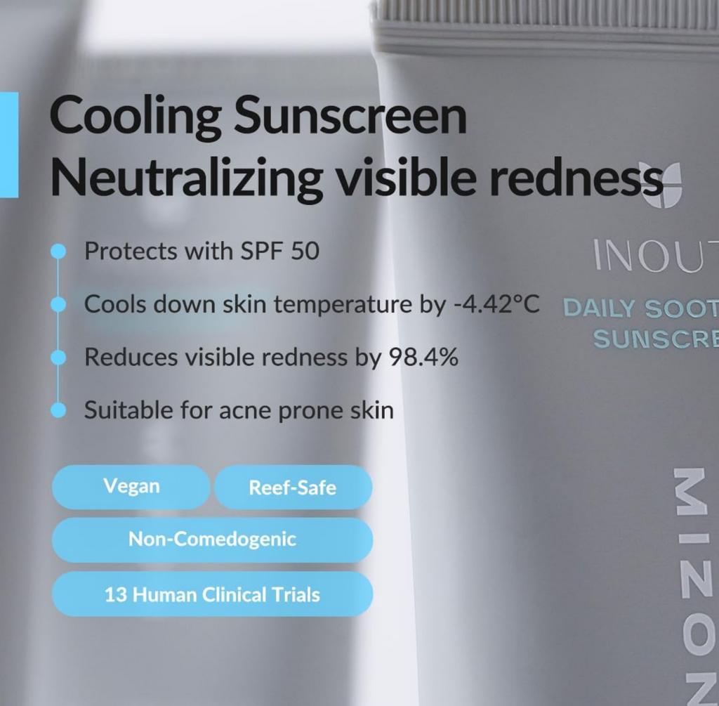 [MIZON] INOUT DAILY SOOTHING SUNSCREEN SPF50+ (50ML) Korean Skincare - Moisturizing - No White Cast - Suitable for Acne-Prone Skin