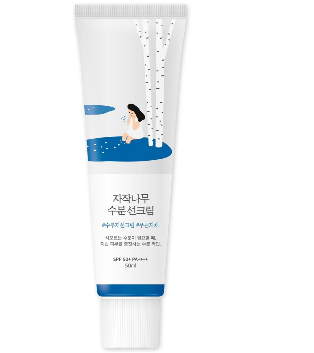 ROUND LAB Birch Juice Moisturising Sunscreen SPF50 PA++++ (50 ml)
