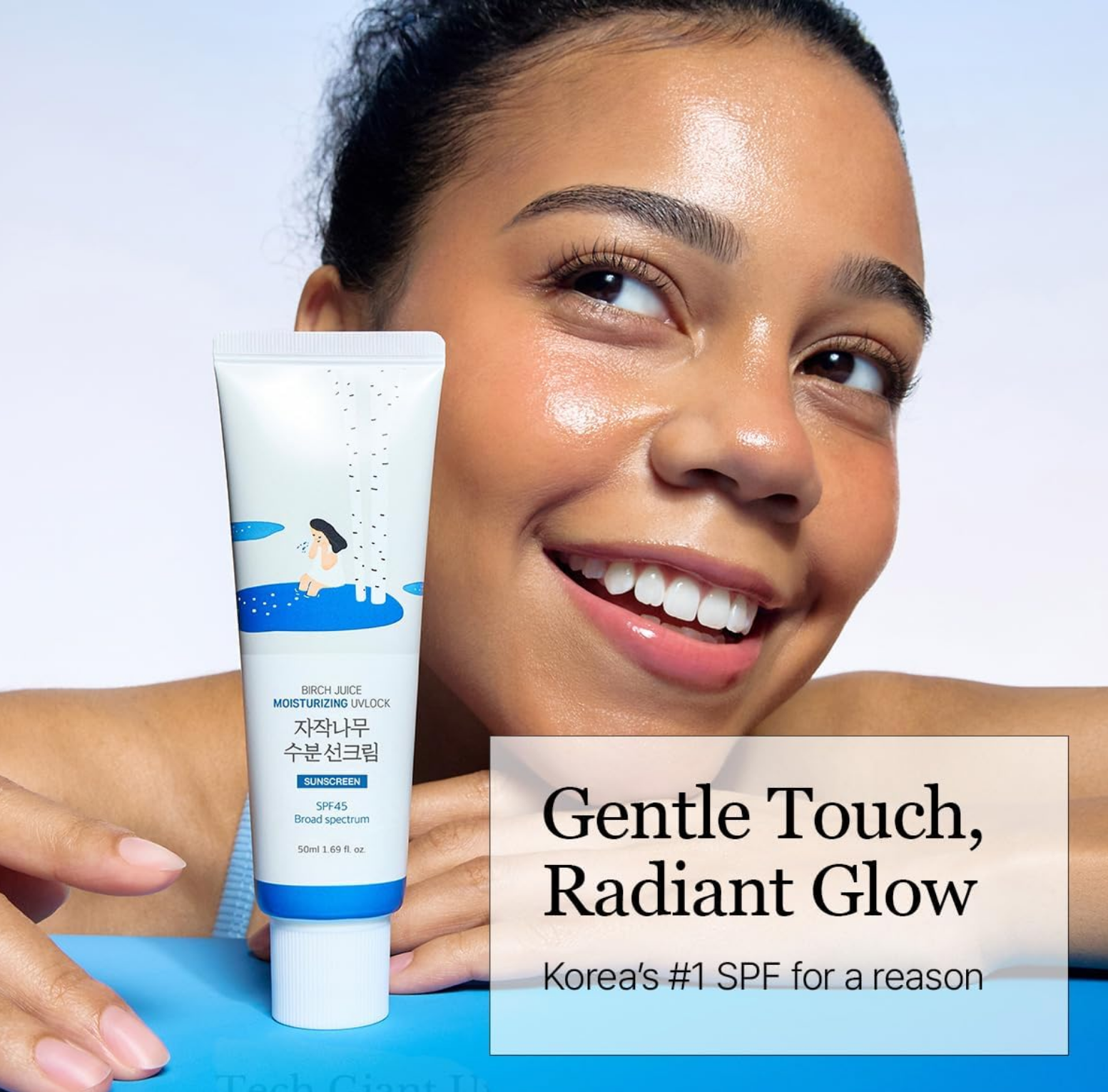 ROUND LAB Birch Juice Moisturising Sunscreen SPF50 PA++++ (50 ml)