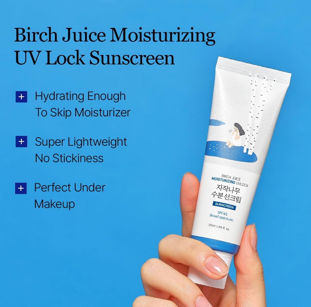 ROUND LAB Birch Juice Moisturising Sunscreen SPF50 PA++++ (50 ml)