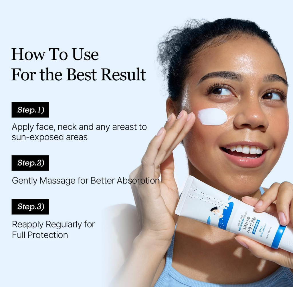 ROUND LAB Birch Juice Moisturising Sunscreen SPF50 PA++++ (50 ml)