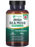 Irish Sea Moss Tablets High Strength 6000mg – Irish Sea Moss Supplement 120 Vegan Tablets High Potency