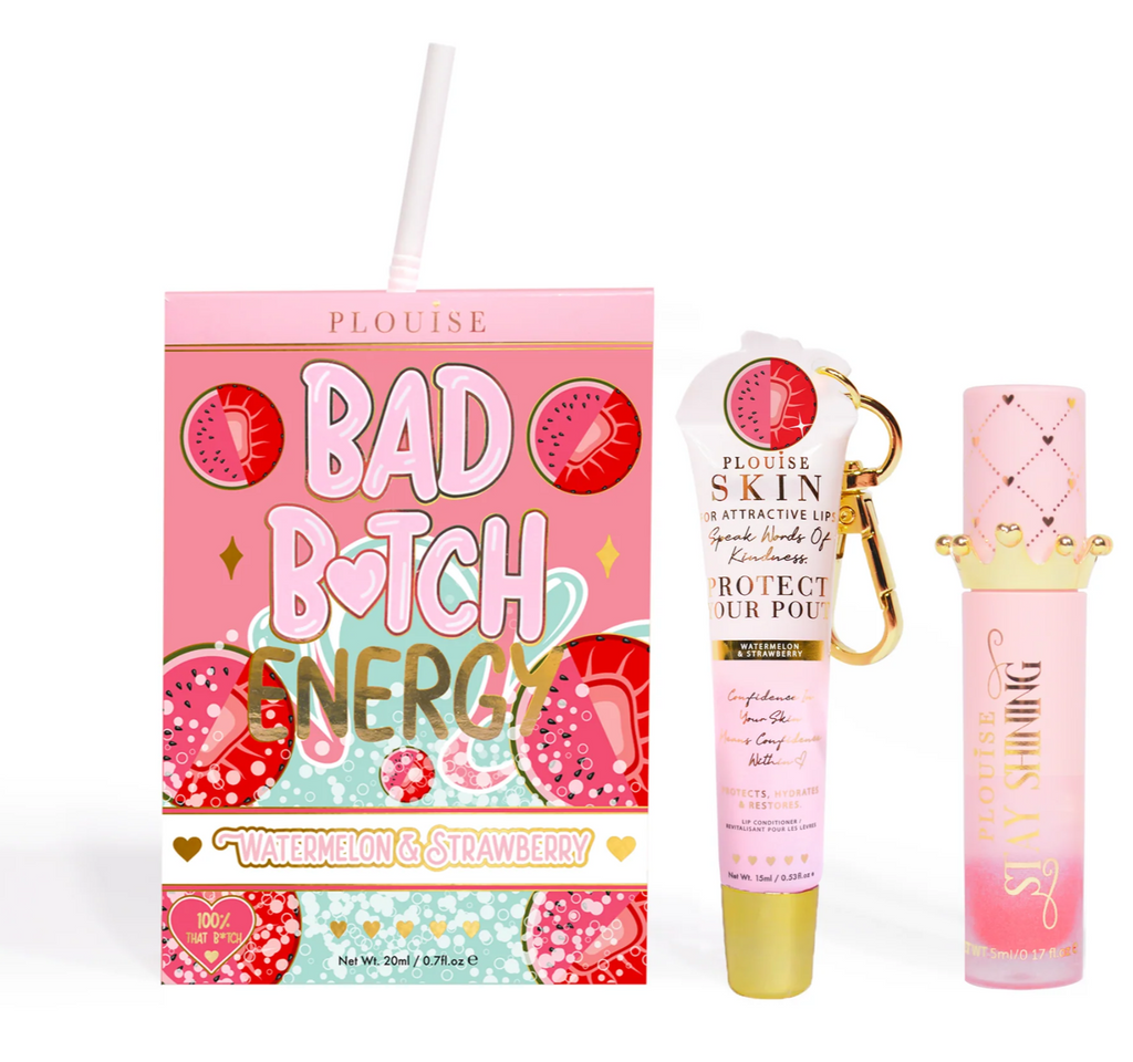 Bad Bitch Energy Lip Duo - Strawberry and Watermelon