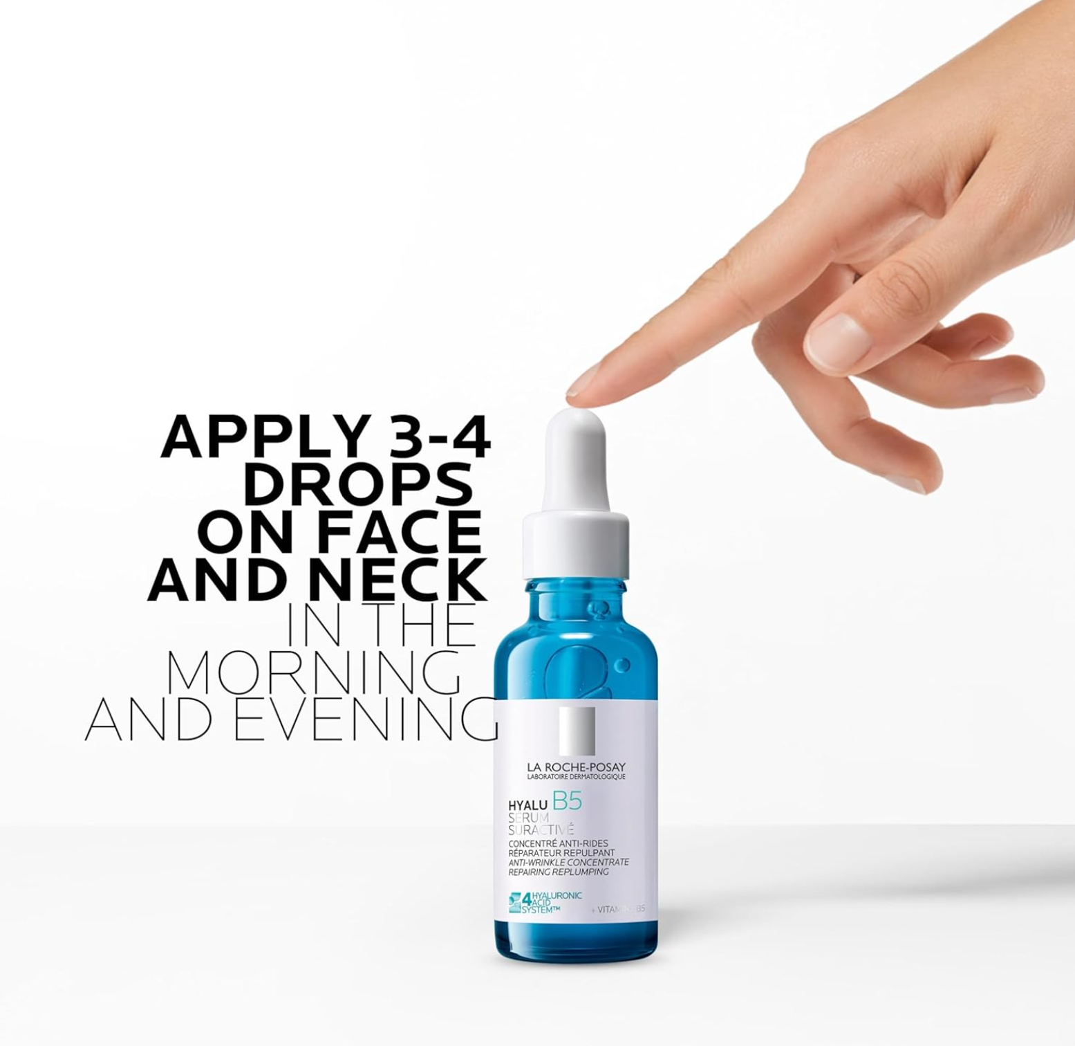 La Roche-Posay Hyalu B5 Hydrating Face Serum with Hyaluronic Acid for Dry and Dehydrated Skin, Re-Plump and Repair Skin, Lightweight Gel-Like Texture, 30ml